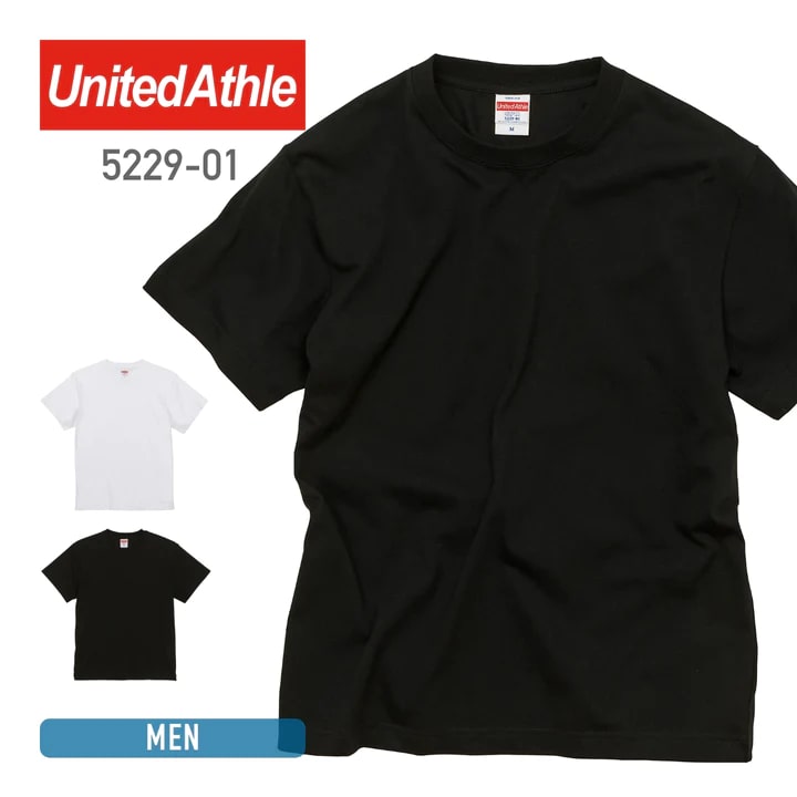 5229 5.3オンス エコT/C プレーティング Tシャツ | 5229-01 | United Athle(ユナイテッドアスレ)