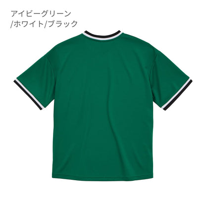 4.1オンス ドライアスレチック ルーズフィット ラインリブ Tシャツ | メンズ | 1枚 | 5927-01 | ブラック/ホワイト/ブラック