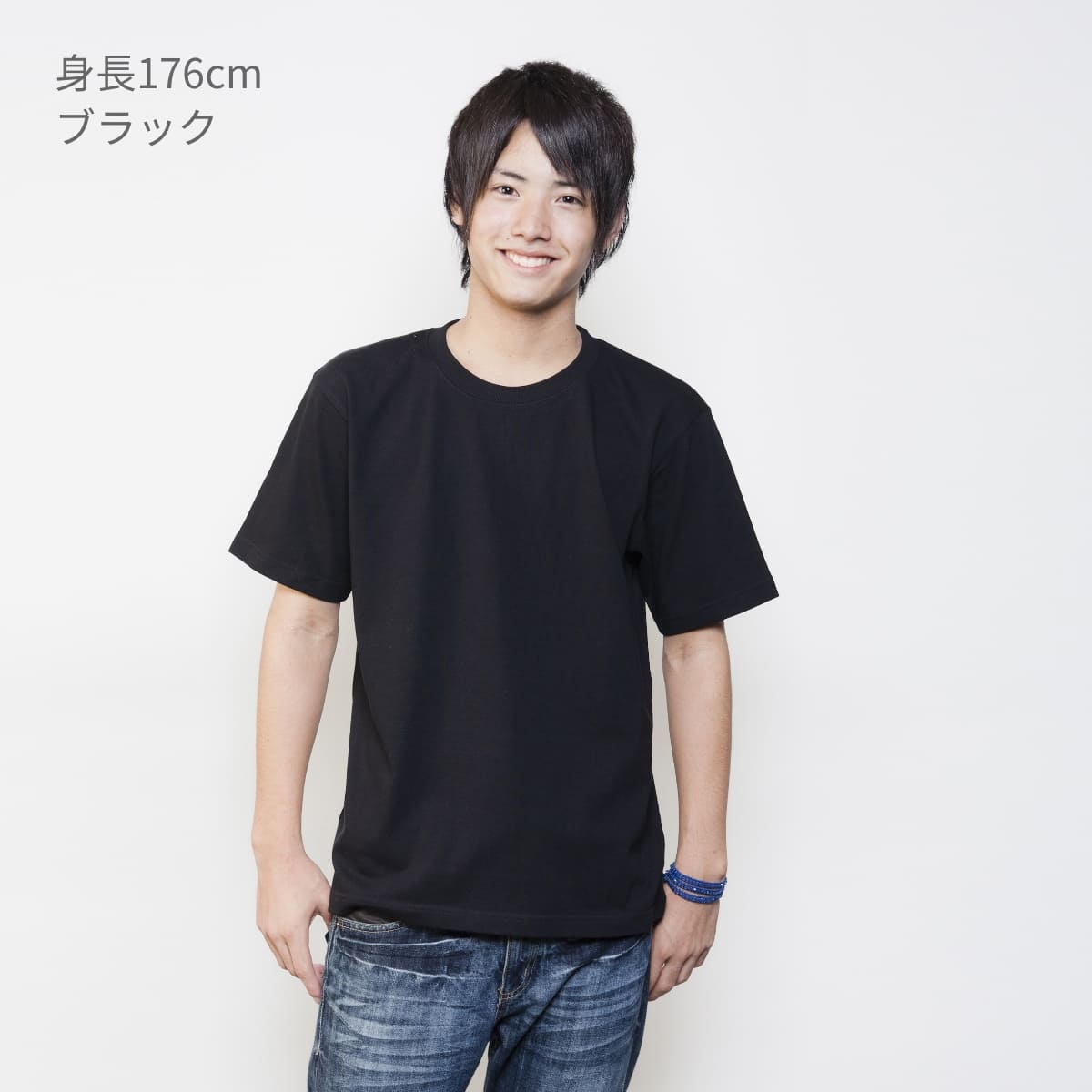 6.2オンス プレミアム Tシャツ | メンズ | 1枚 | 5942-01 | ブラック