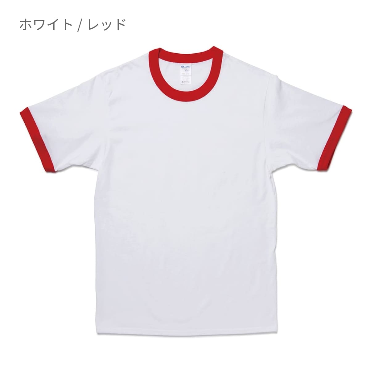 5.3オンス アダルトリンガーＴシャツ | メンズ | 1枚 | 76600 | ホワイト/レッド