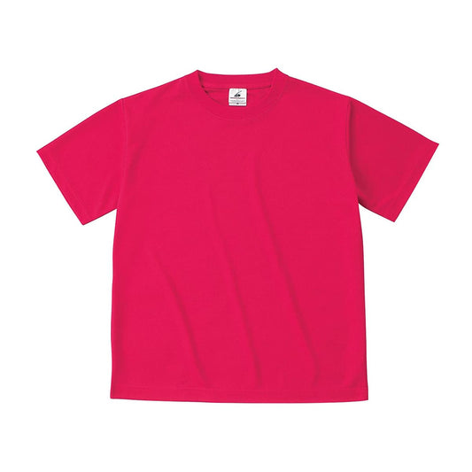 ファイバーTシャツ | キッズ | 1枚 | POT-104 | ホットピンク