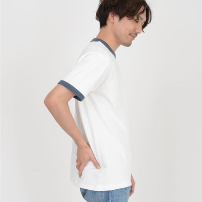オープンエンド マックスウェイト リンガーTシャツ | ビッグサイズ | 1枚 | OE1121 | ヘザーグレー×スミクロ