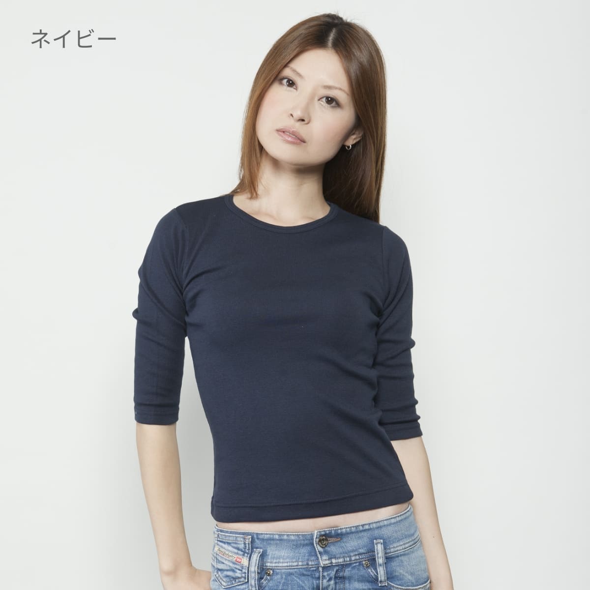 7分袖Tシャツ | レディース | 1枚 | DM4540 | シャーベットブルー