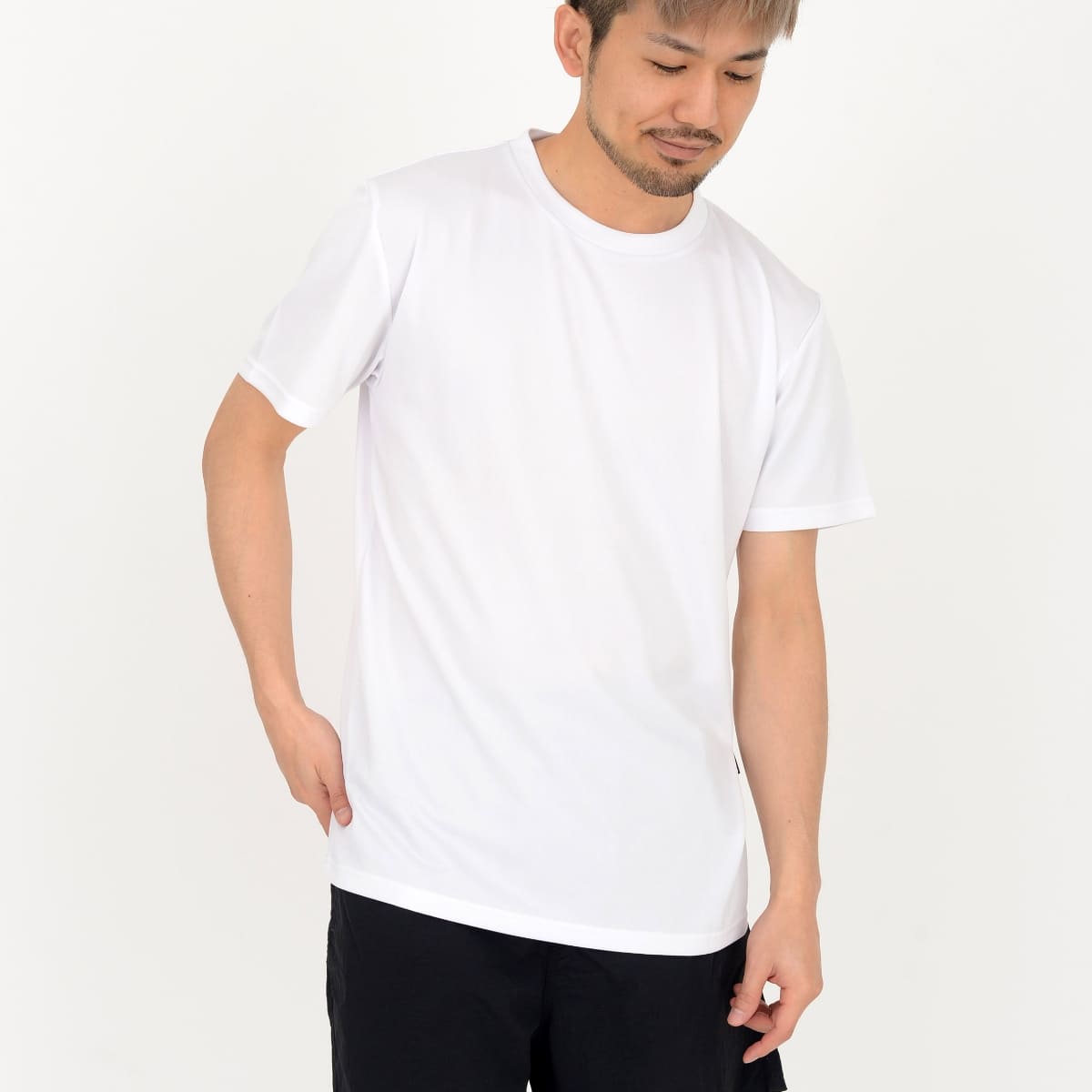 リサイクルポリエステル Tシャツ | メンズ | 1枚 | PBR-920 | ブラック