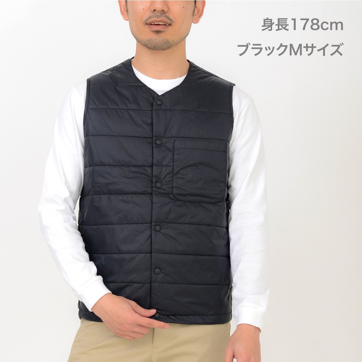 THE NORTH FACE/ザノースフェイス】中綿入りナイロンベストb821 - ベスト