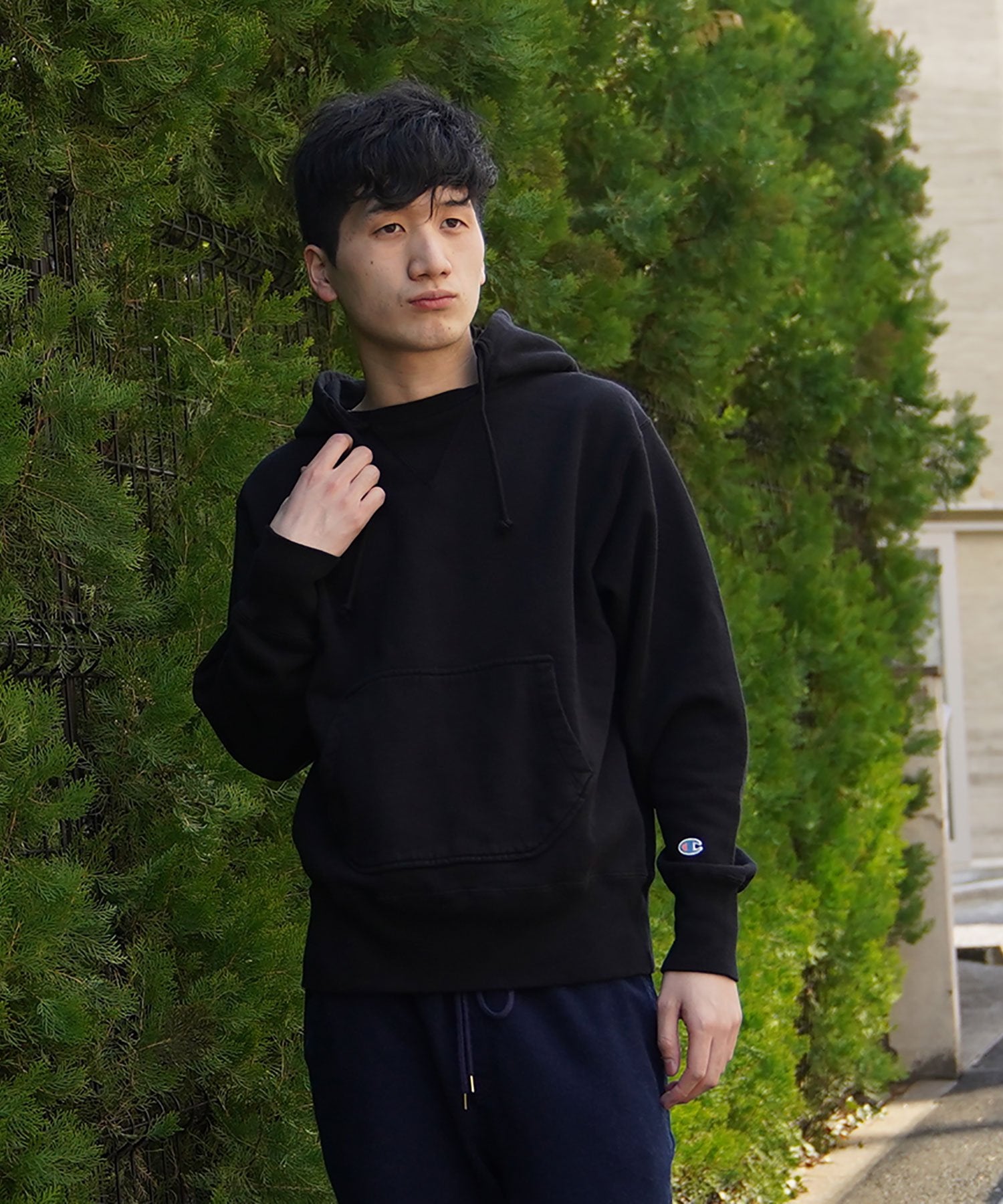 PULLOVER HOODED SWEATSHIRT | メンズ | 1枚 | C3-P103 | ブラック