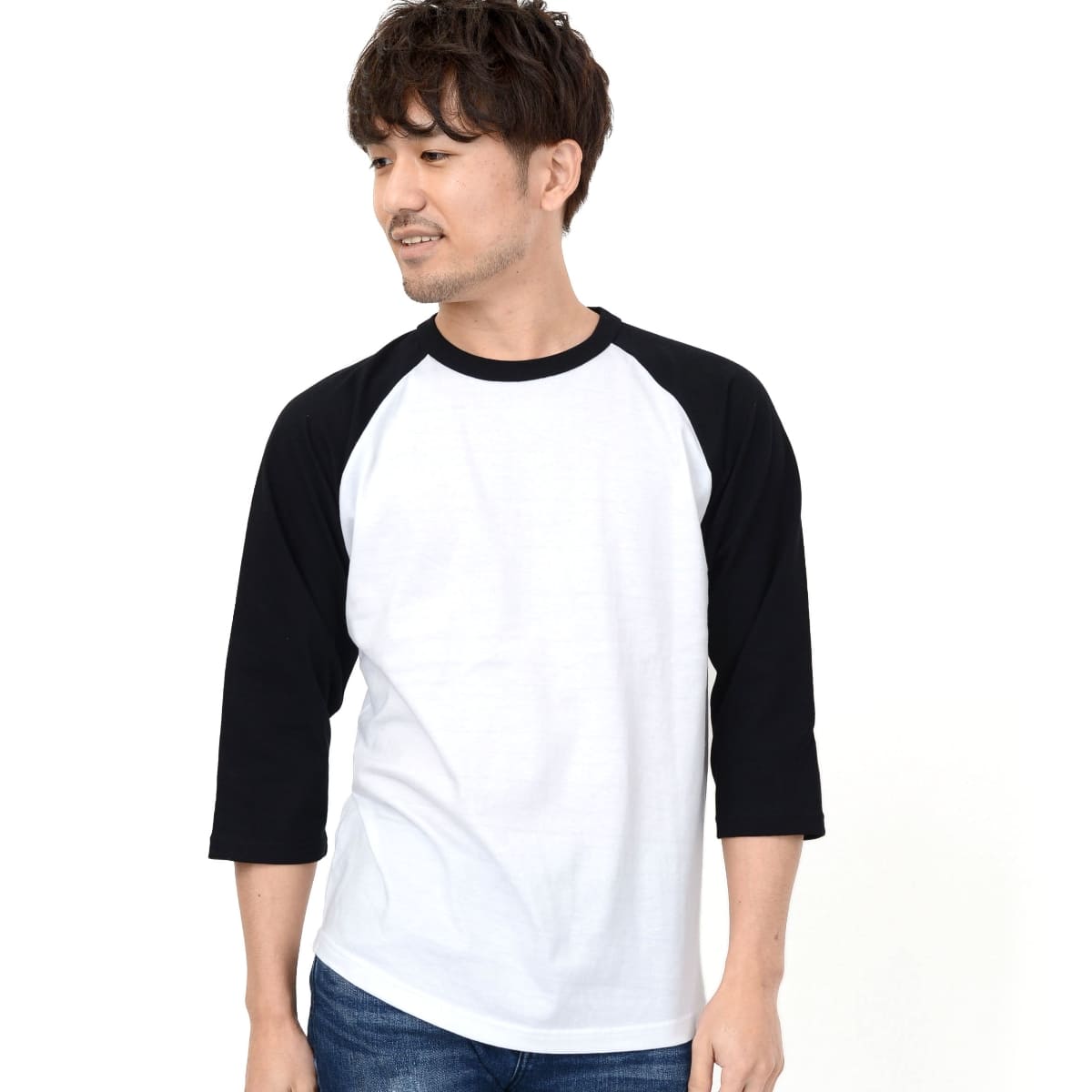 5.6オンス ラグラン3/4スリーブ Tシャツ | メンズ | 1枚 | 5045-01