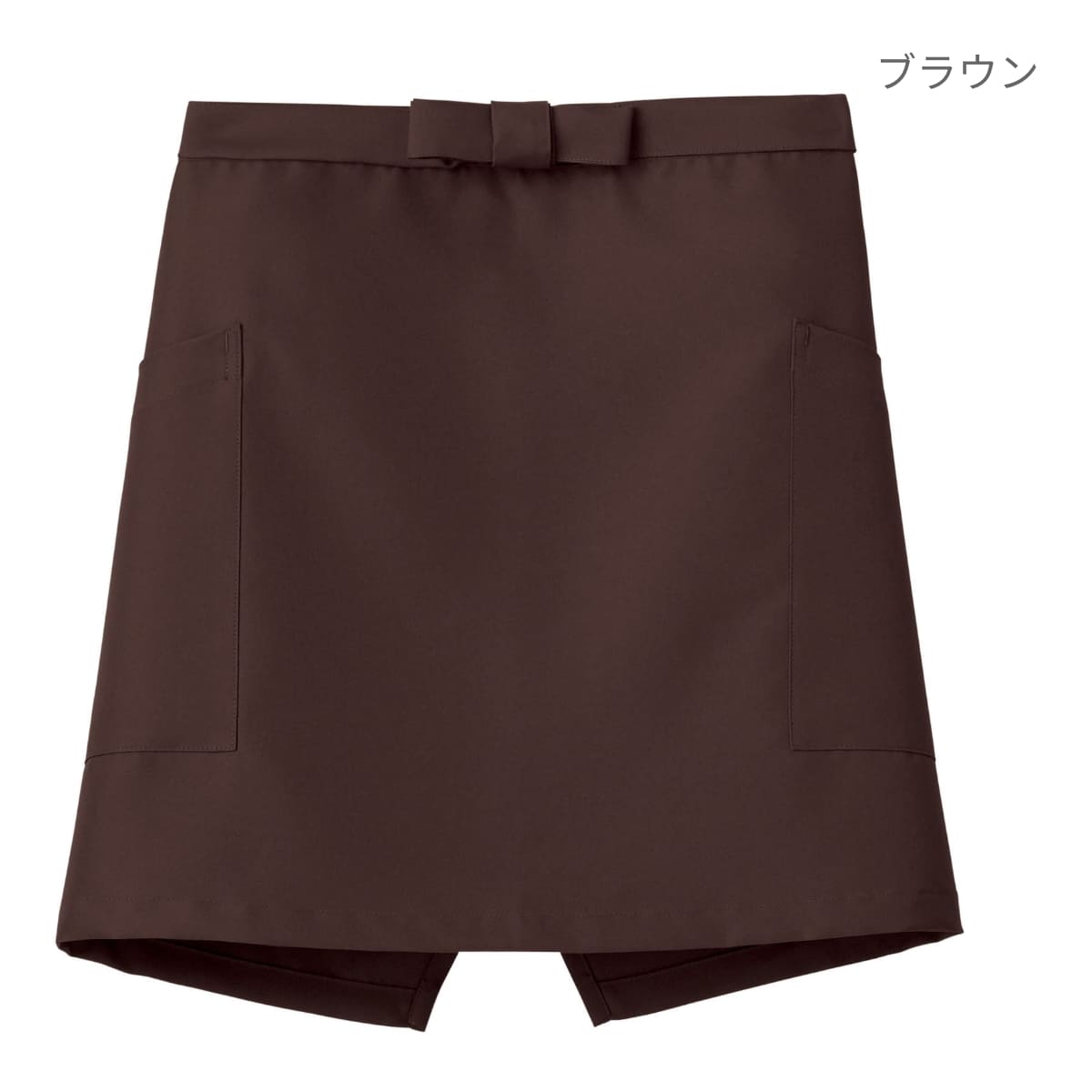 ショートエプロン | カフェ・飲食店制服 | 1枚 | FK7167 | ブラウン