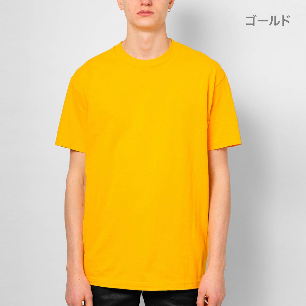 6.0オンス クラシック Tシャツ | メンズ | 1枚 | 1301 | イエロー – Tshirt.stビジネス