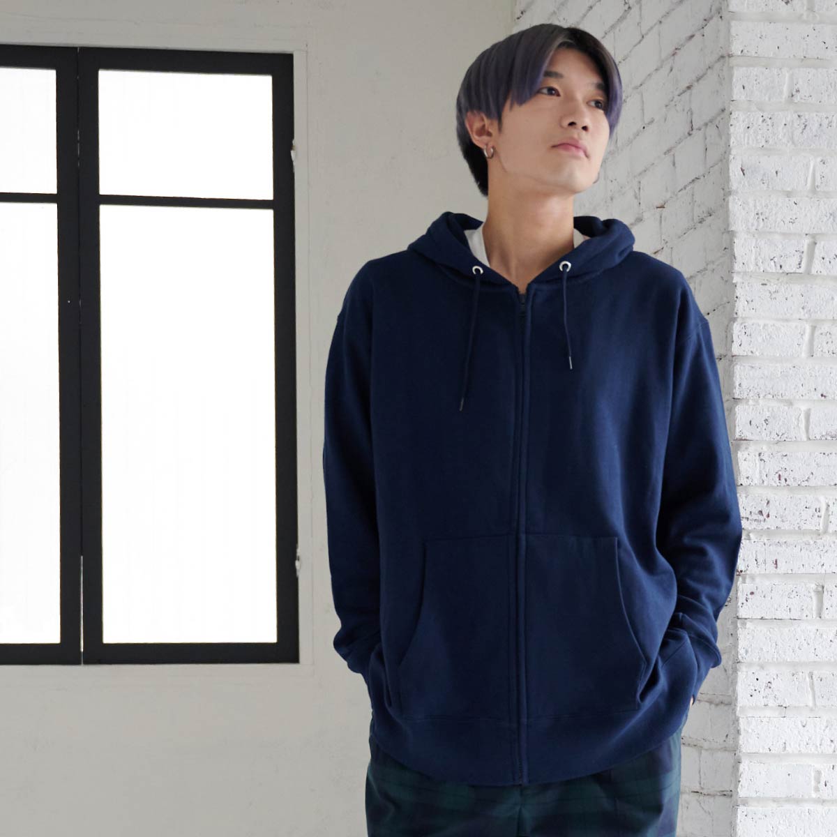 レギュラージップパーカー 10.0oz | メンズ | 1枚 | tsm605s | ネイビー