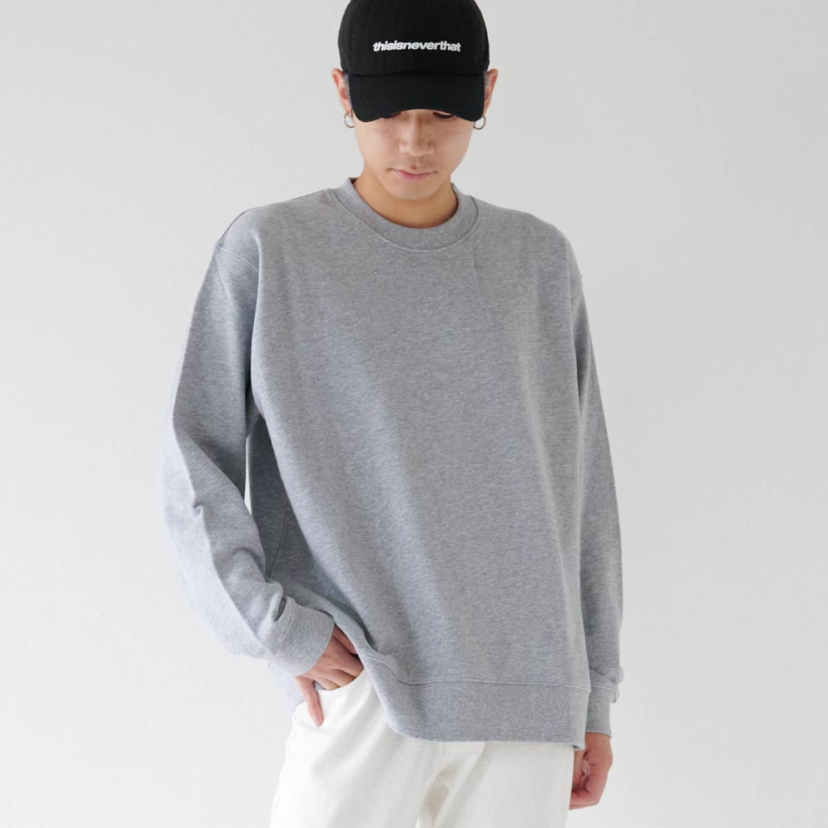 レギュラートレーナー 10.0oz | メンズ | 1枚 | tsm705s | ヘザーグレー