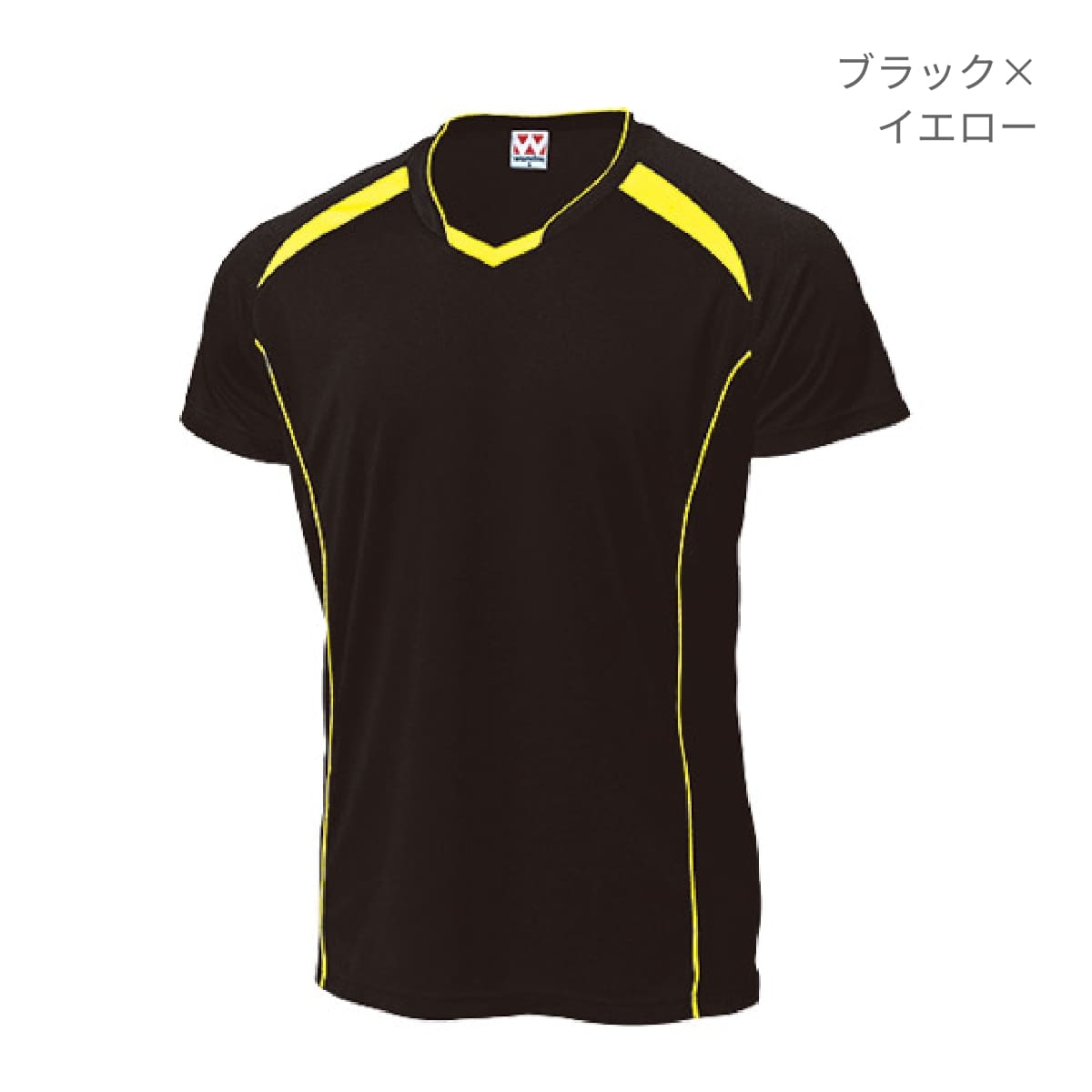 【送料無料】バレーボールシャツ | ユニフォーム | 1枚 | P1610 | ブラック×イエロー