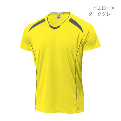 【送料無料】バレーボールシャツ | ユニフォーム | 1枚 | P1610 | レッド×ブラック